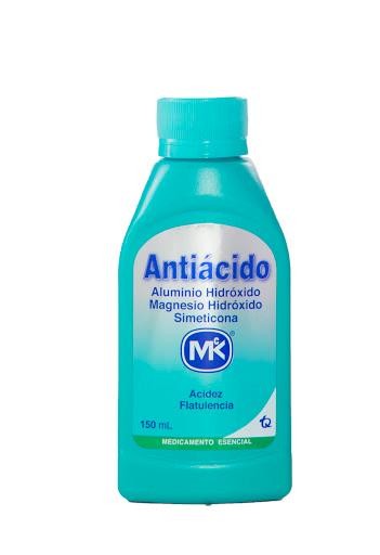 Antiácido MK Sus. Oral Fco. x150Ml. Aluminio Hidróxido Magnesio