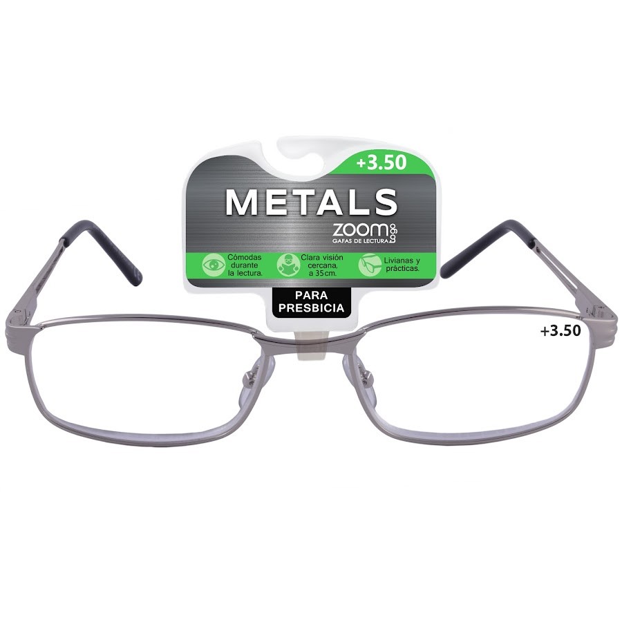 Gafas Zoom Togo Lectura Metals 2 Aumento 3.50 X1Und.