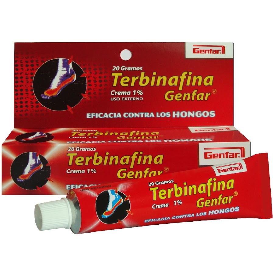 Terbinafina Genfar 1% Crema Tubo X20G.
