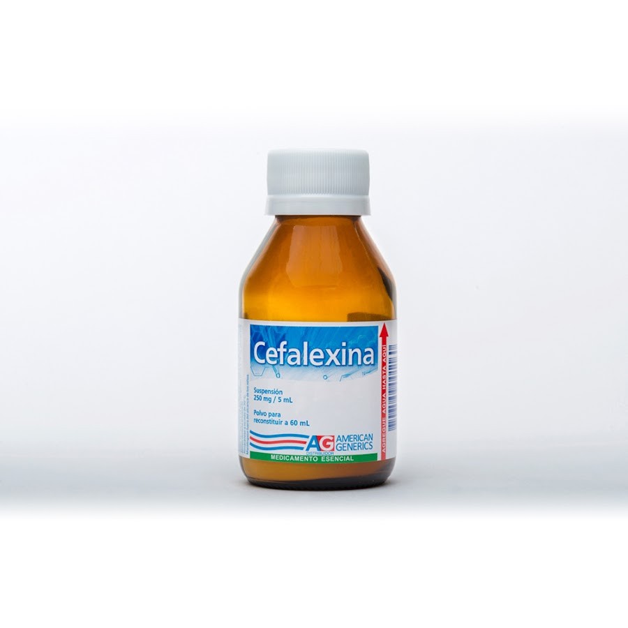 Cefalexina 250Mg/5Ml AG Suspencion x 60Ml