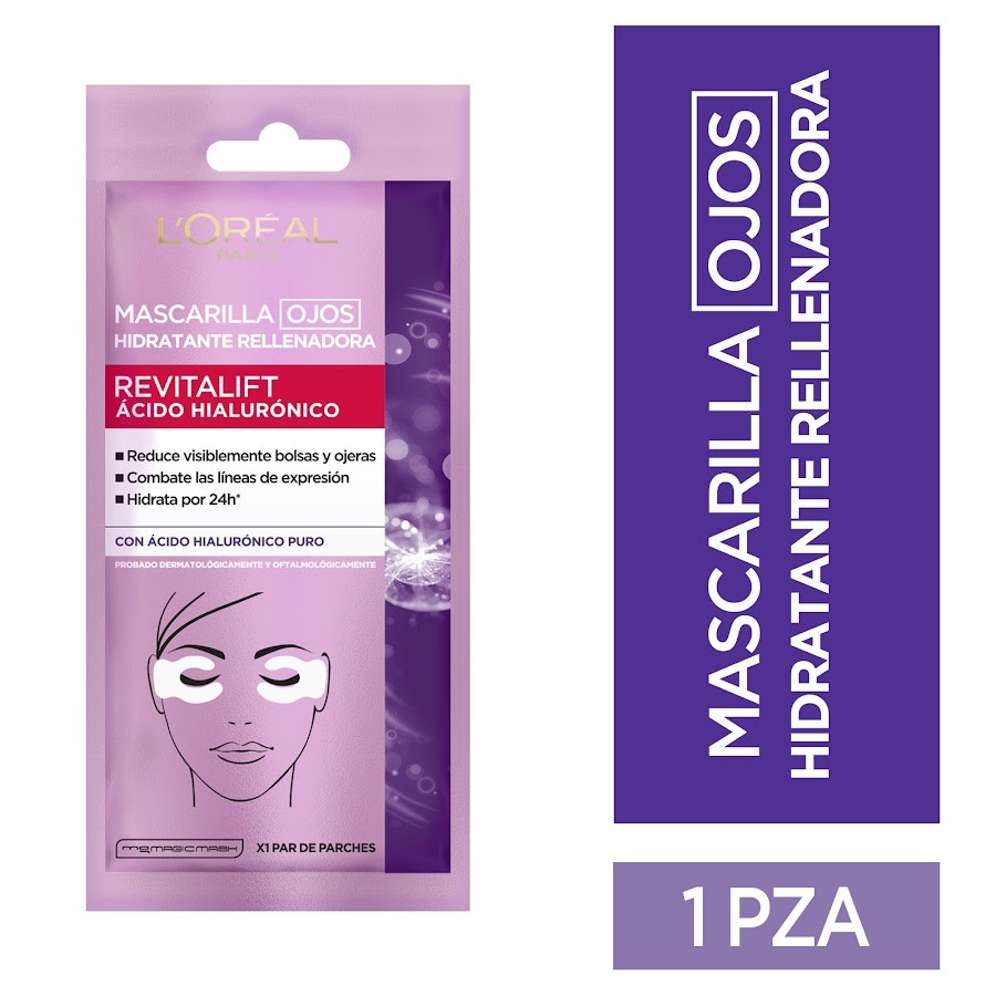 Mascarilla Ojos L'oréal Dermoexpertise Ácid Hialurónico