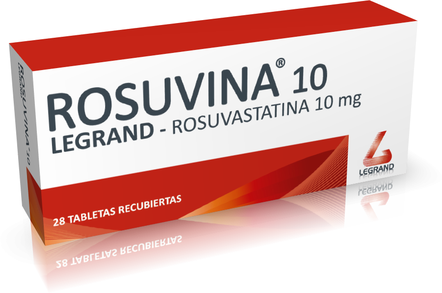 ROSUVINA 10 MG CJ X 28 TAB LEGRAN ROSUVASTATINA
