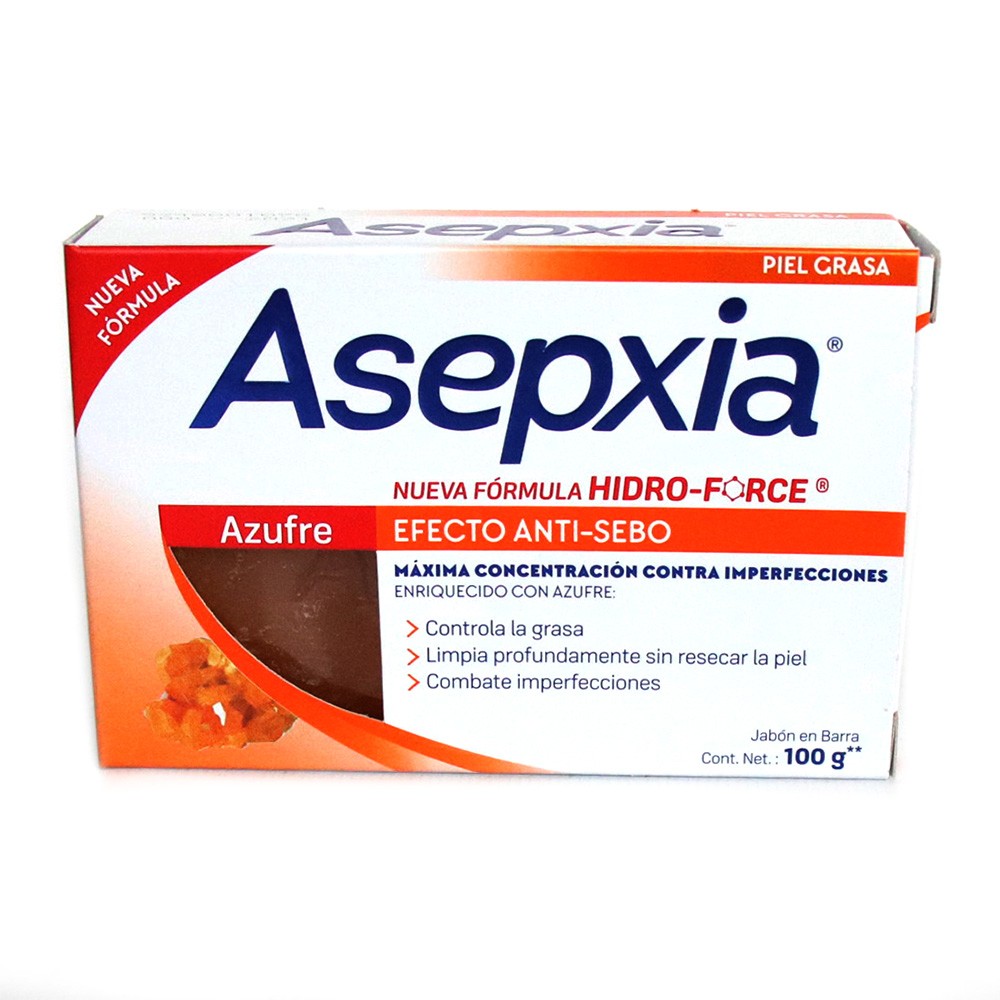 JABON BARRA AZUFRE ASEPXIA x 100GR