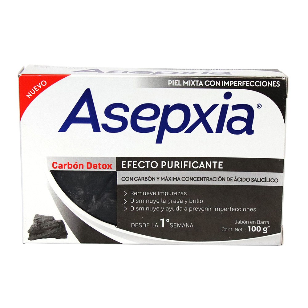 JABON ASEPXIA CARBON  x 100GR