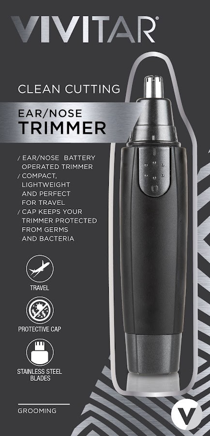 Depiladora Vivitar Oido o Nariz Negra x 1Und