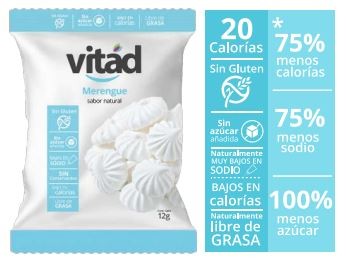 Merengue Sin Azúcar Vitad x 12Gr