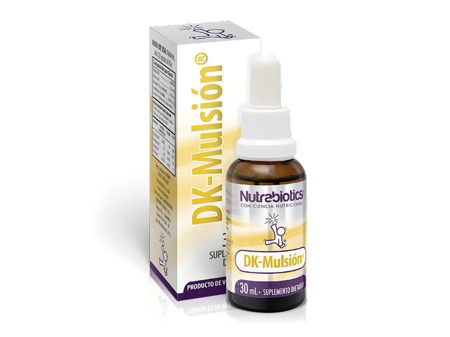 Dk Mulsion Nutrabiotics  Vitamina D3 , Vitamina K2 Frasco x 30 Ml