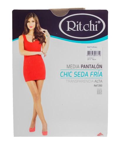 MEDIAS RITCHI PANTALÓN CHIC SEDA FRIA TRANSP ALTA TALLA L NATURALX1UND