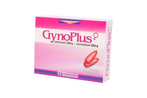 Gynoplus 100/500Mg Óvulos Caja x10Ovu. QUI Clotrimazol Metronidazol