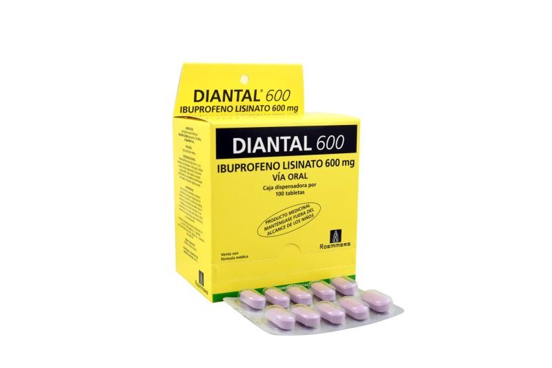 Solo Online Diantal 600 Mg Tab/Comp x 100 Und