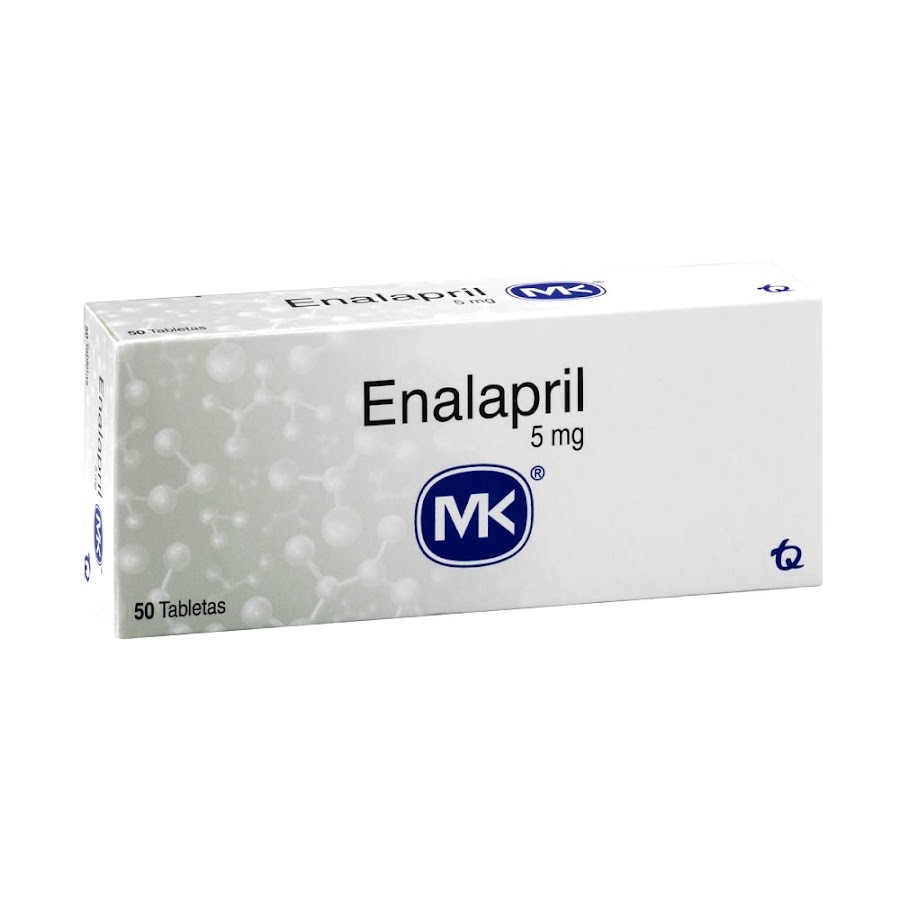 Enalapril MK 5mg Tableta Caja x50Tab