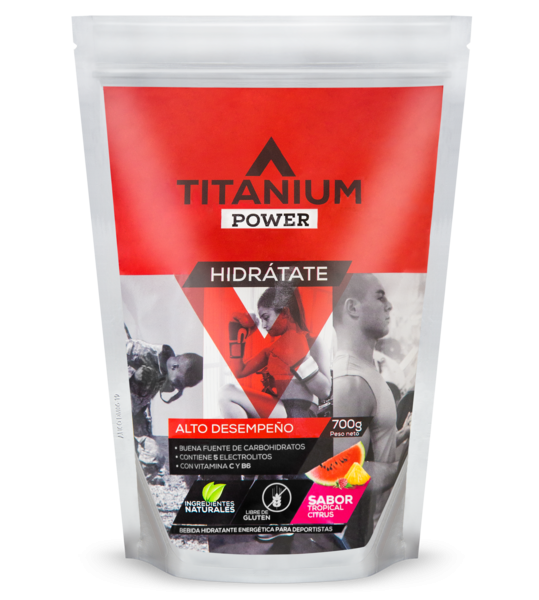 Hidratante Titanium Power Sabor Tropical Bolsa x700gr