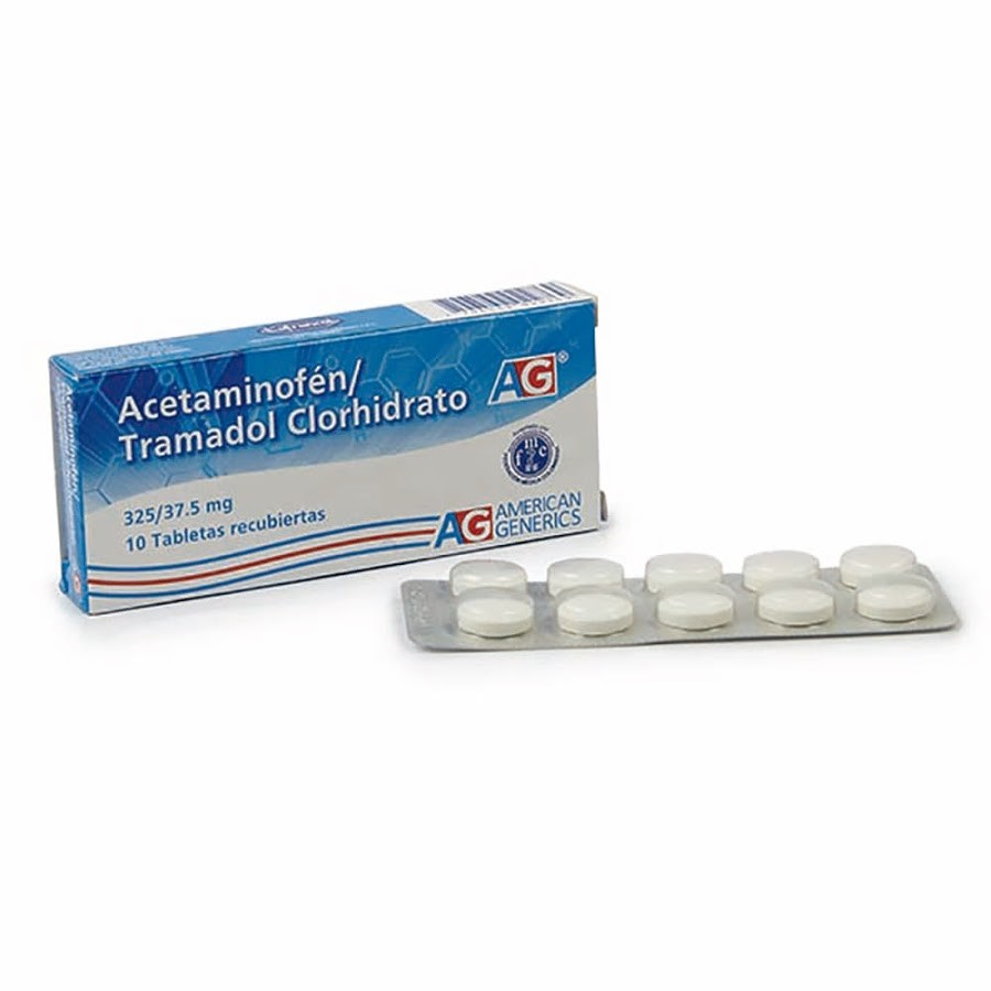 Acetaminofen 325 Mg Tramadol Clorhidrato 37.5Mg AG Caja x 10Tab