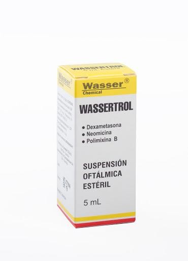 Wassertrol 3.5mg Sol Oft.x5ml. WAS Dexametasona Neomicina Polimixina B