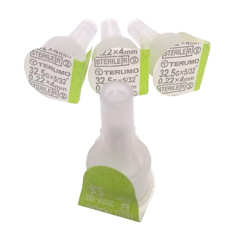 Fraccion Aguja Nanopass Terumo 32.5G x 4 mm Caja x 1Uni