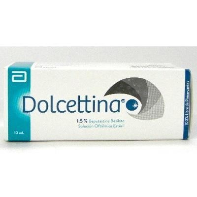 DOLCETTINA 1.5% SOLUCIÓN OFTÁLMICA FRASCO X10ML ABBOTT BEPOTAS BESILAT