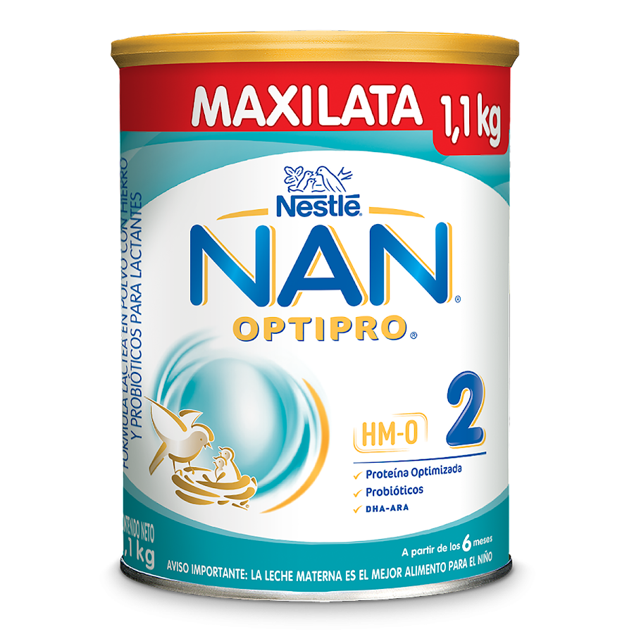 FÓRMULA INFANTIL NESTLE NAN OPTIPRO 2 X1.100G
