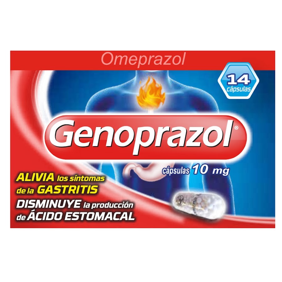 Capsula Genoprazol Omeprazol 10 Mg x14CAP