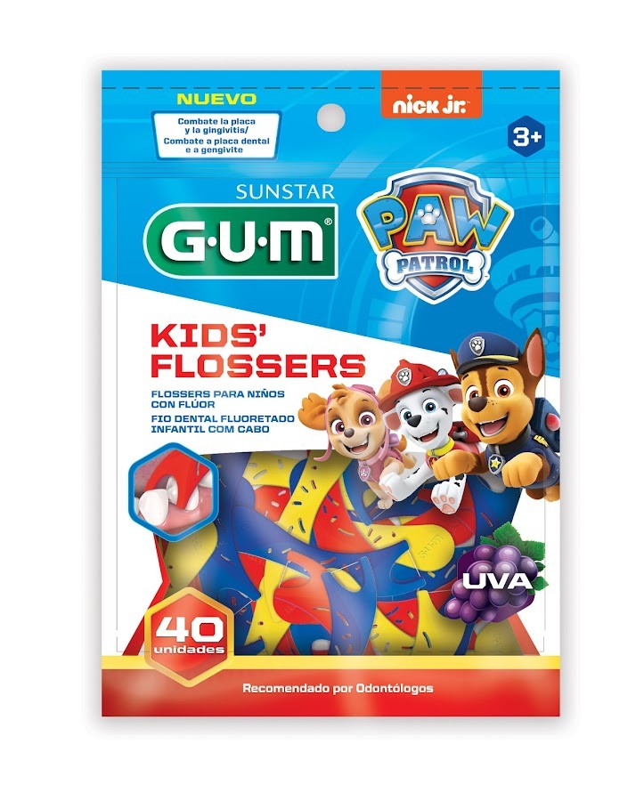 Flossers Infantil Paw Patrol Gum X40und