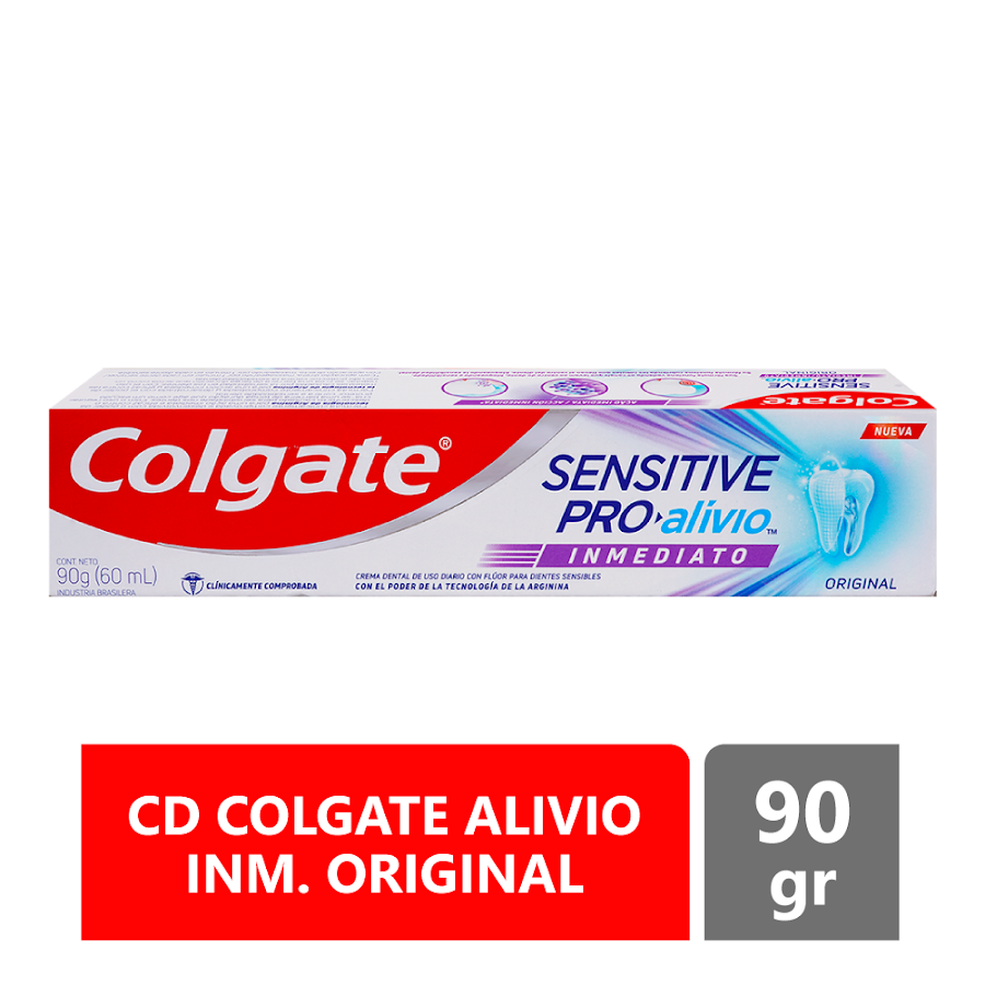 Crema Dental Colgate Sensitive Pro Alivio Inmediato tubo x 90Gr/60Ml