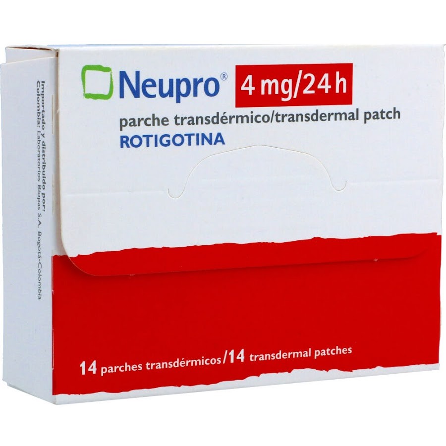 NEUPRO 4MG CAJA X 14 PARCHES ROTIGOTINA BIOPAS