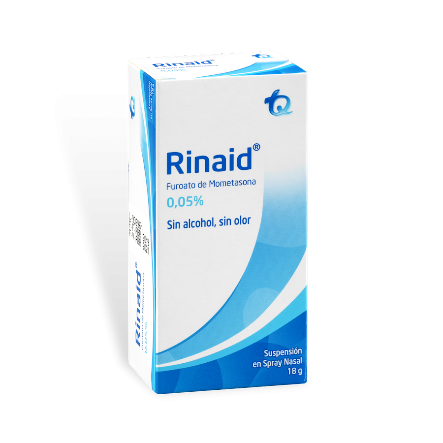 RINAID 0.05% Inhalador Frasco x18g Furoato de mometasona