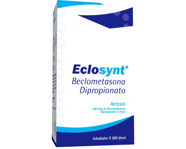 Eclosynt Beclometasona 250 mcg x 1 Inhalador bucal