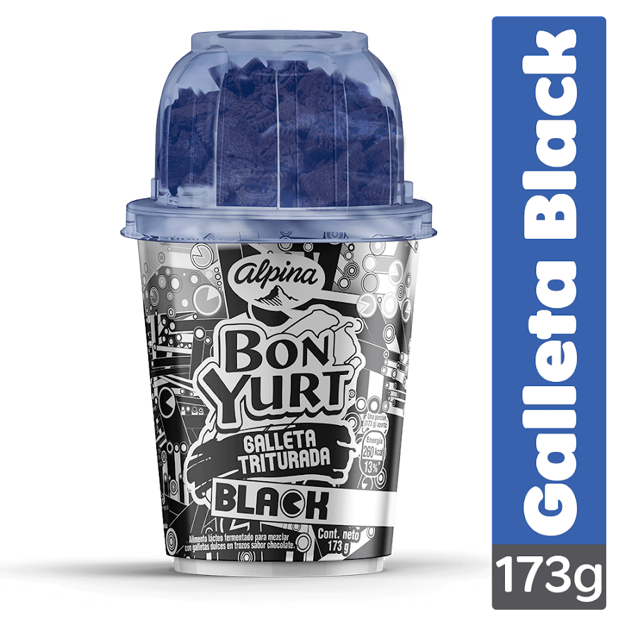 Bon Yurt ALPINA Black Galleta Triturada x173g