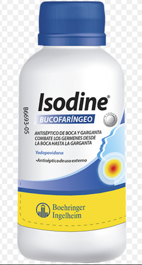 Isodine Bucofaríngeo Sol Top Frasco x120Ml. Boehringer Yodopovidona