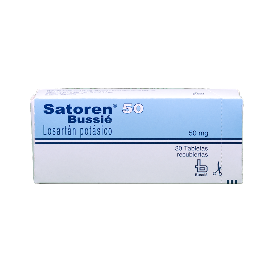 Satoren 50Mg Tabletas Caja X30Tab. Bussié Losartán