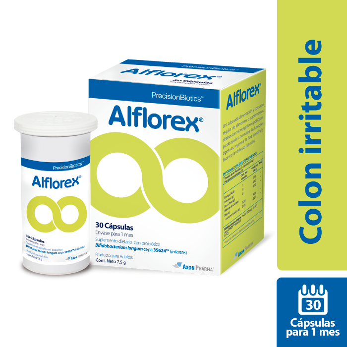 Alflorex Frasco x 30 Cápsulas Bifidobacterium longun.