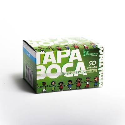 Tapaboca Inverfarma Pediátrico Azul X50Und.