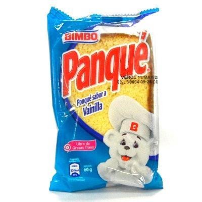 Ponqué Bimbo Panqué Vainilla X60G.