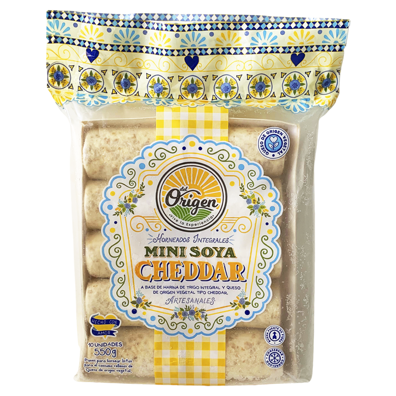 Pasabocas Horneados Mini Soya Cheddar del Origen x 550gr