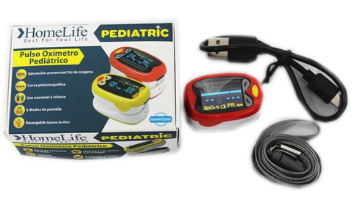 Pulsoximetro Homelife Neonatal Pediatrico Caja x 1Uni