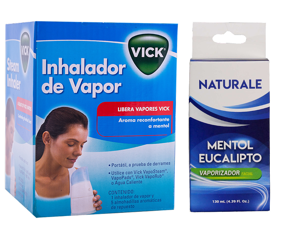 Combo Vaporizador Vick + Naturale Mentol x 130Ml