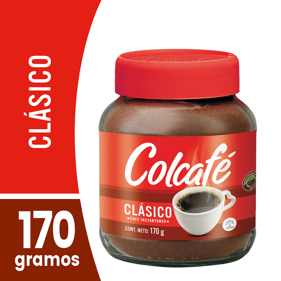 Cafe Colcafe Clasico Instantaneo frasco x 170Gr