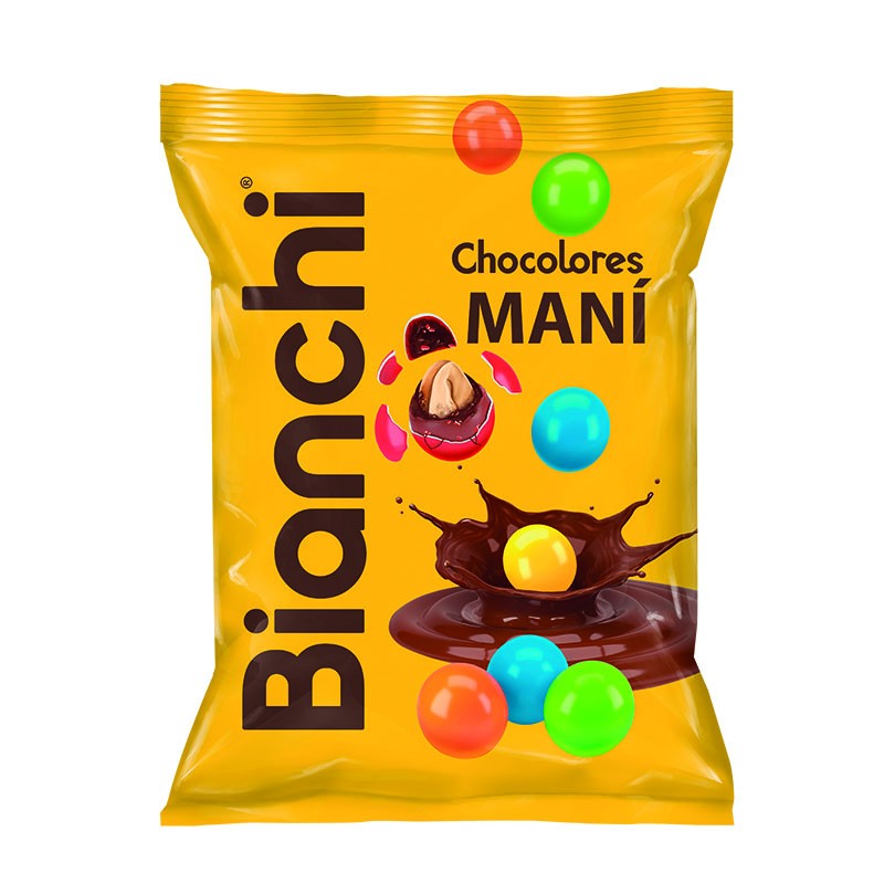 Chocolate Bianchi Chocolores Maní x65gr