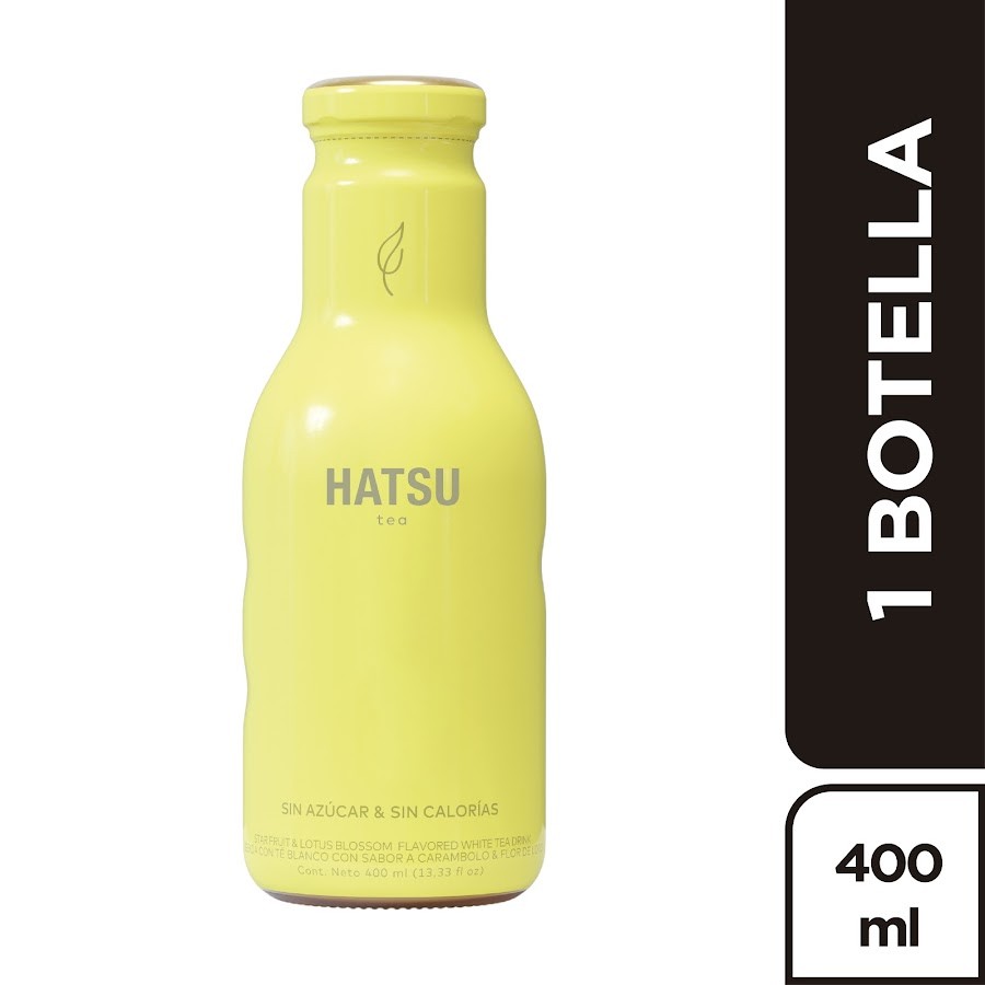 TE HATSU AMARILLO FLOR DE LOTO X400ML.