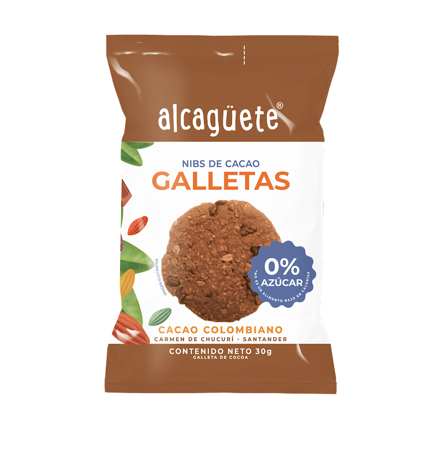 Galletas Nibs de Cacao Alcaguete x 30Gr