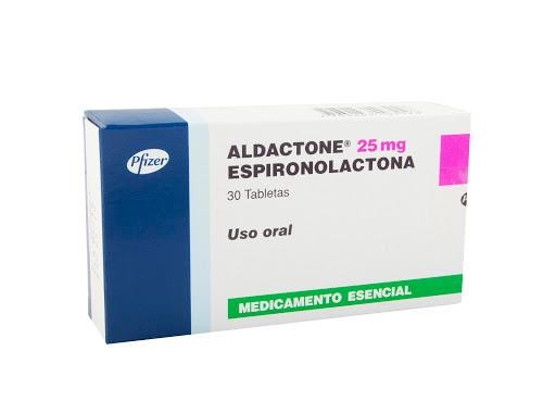 ALDACTONE 25mg Tabletas Caja x30Tab. PFIZER Espironolactona