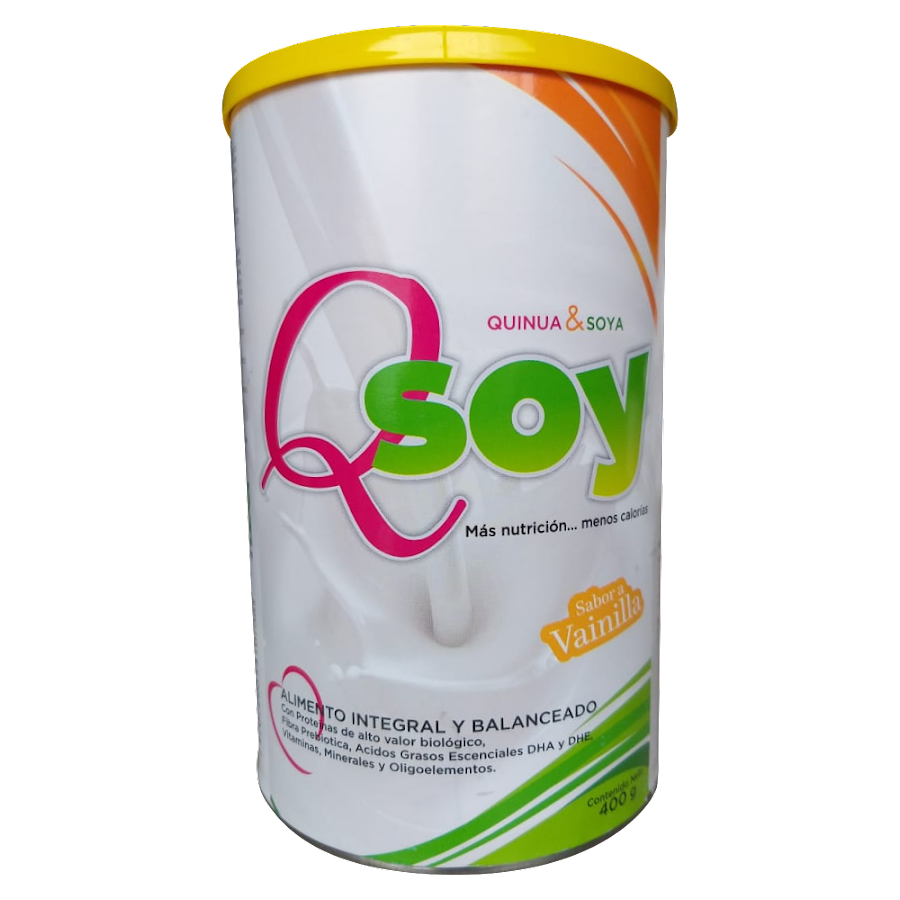Proteina de Quinua y Soya Vitaminas Minerales Oligoelementos - Stevia