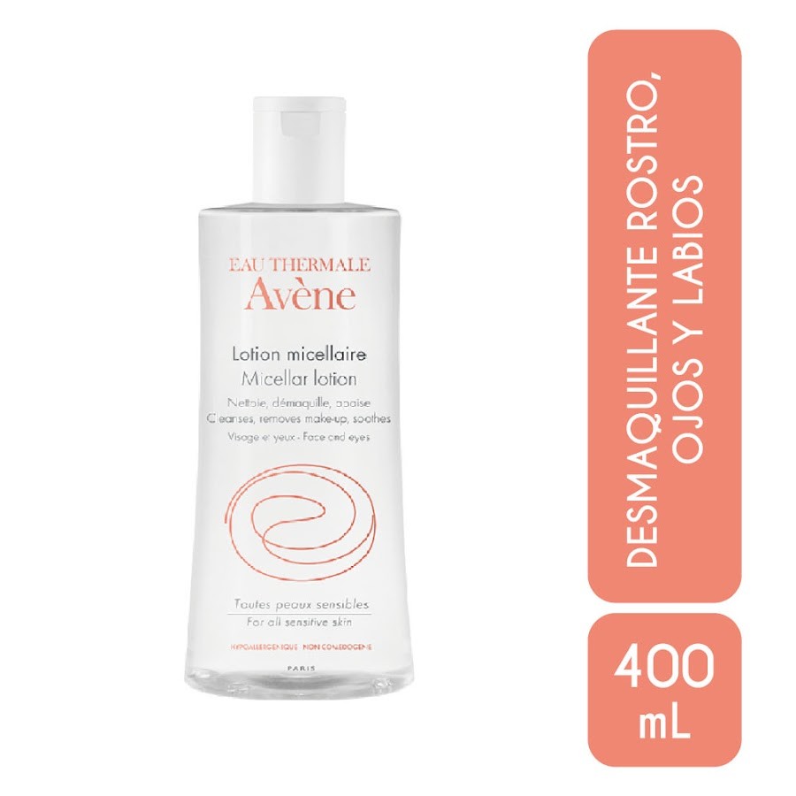 Loción Micelar Avene Desmaquillante. Cara y Ojos. Pieles Sensibles x40