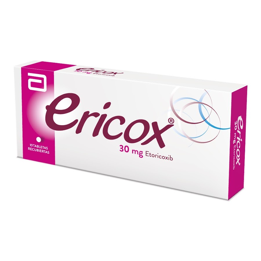 Ericox 30Mg Tabletas Caja X10Tab La Francol Etoricoxib