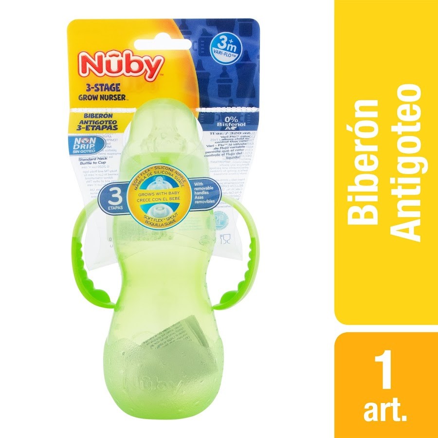 Biberon NUBY Con asas X 320ml