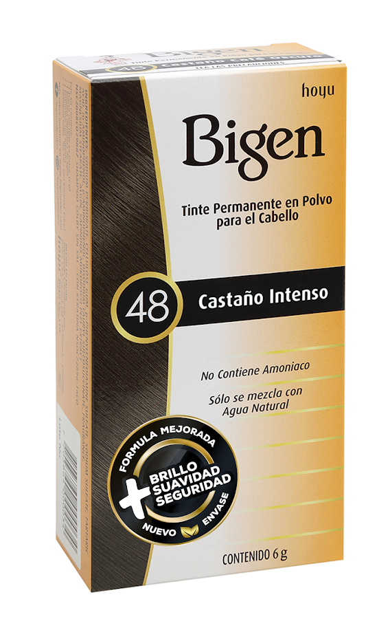 Tinte Bigen Castaño Intenso 48 x 6gr