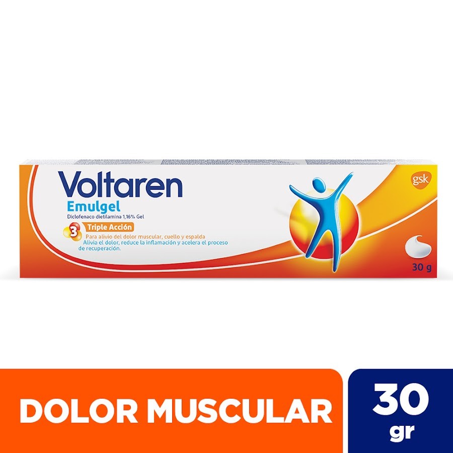 Voltaren Emulgel Gel 1% Gel Tubo x30G. Novartis Diclofenaco
