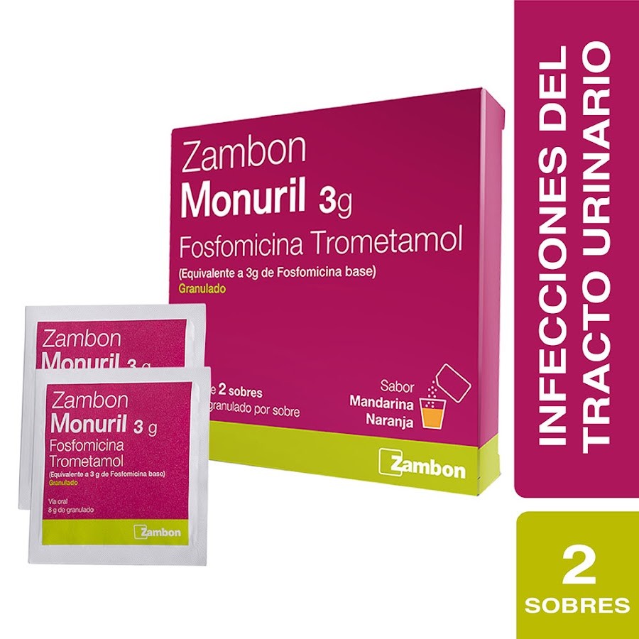 Monuril 3G Granulado Sobres Caja X2Sob. Zambon Fosfomicina Trometamol