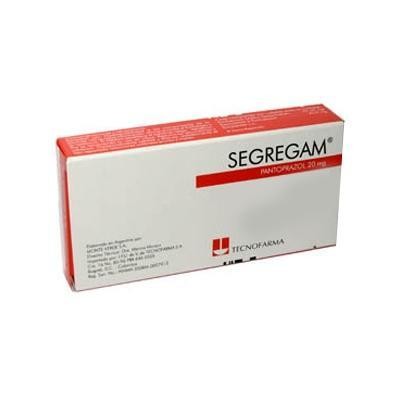 SEGREGAM 20MG GRAGEAS CAJA X28GRG. TECNOFARMA PANTOPRAZOL