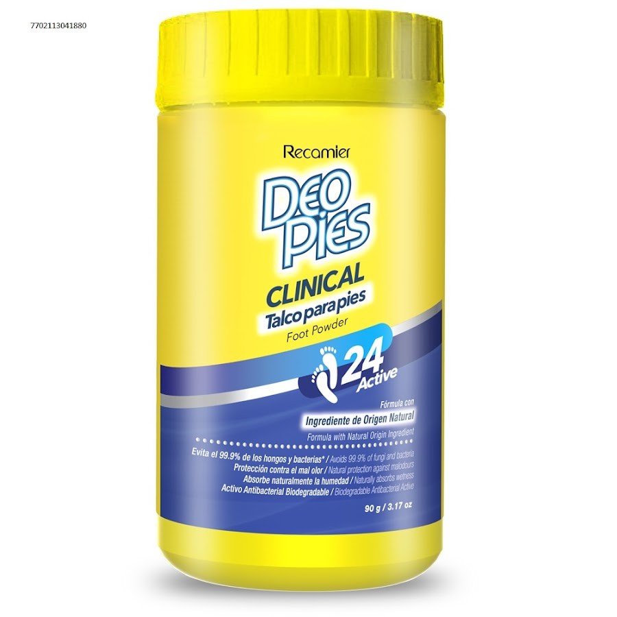 Antitranspirante Deo Pies Clinical Talco x 90Gr